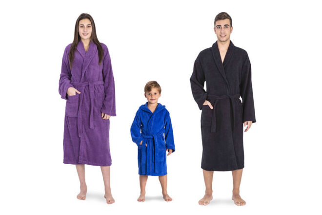 Dyed cotton bathrobes manufacturer
