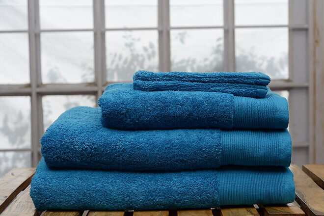 blue-cotton-towel-sets-exporter