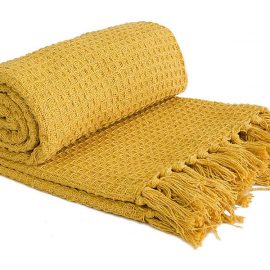 Honeycomb Waffle Throws – 100% Cotton