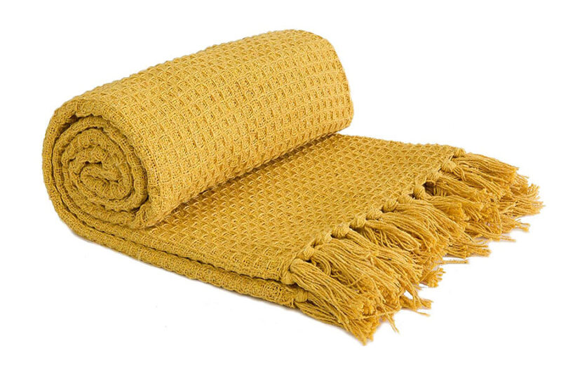 Honeycomb Waffle Throws for Beds