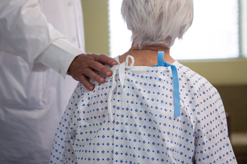 Unisex Printed Patients Gowns - Poly Cotton