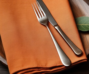 Table cloths and napkins