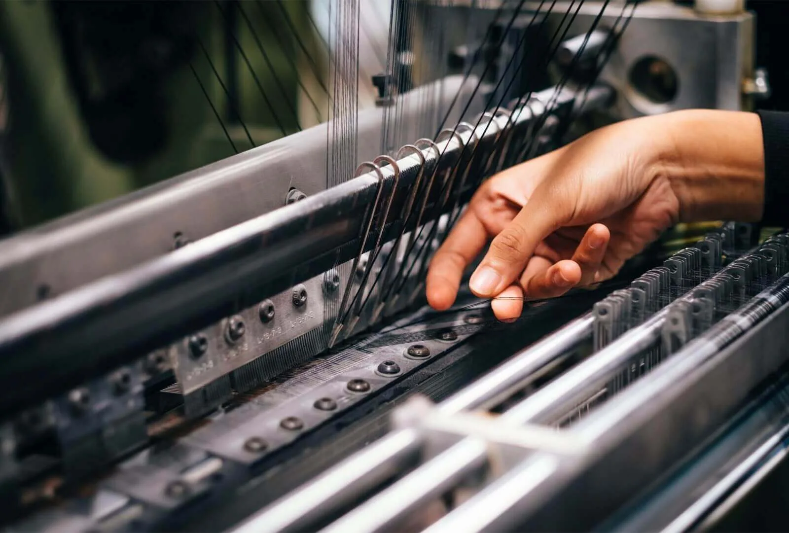 In-house textile manufacturing facility