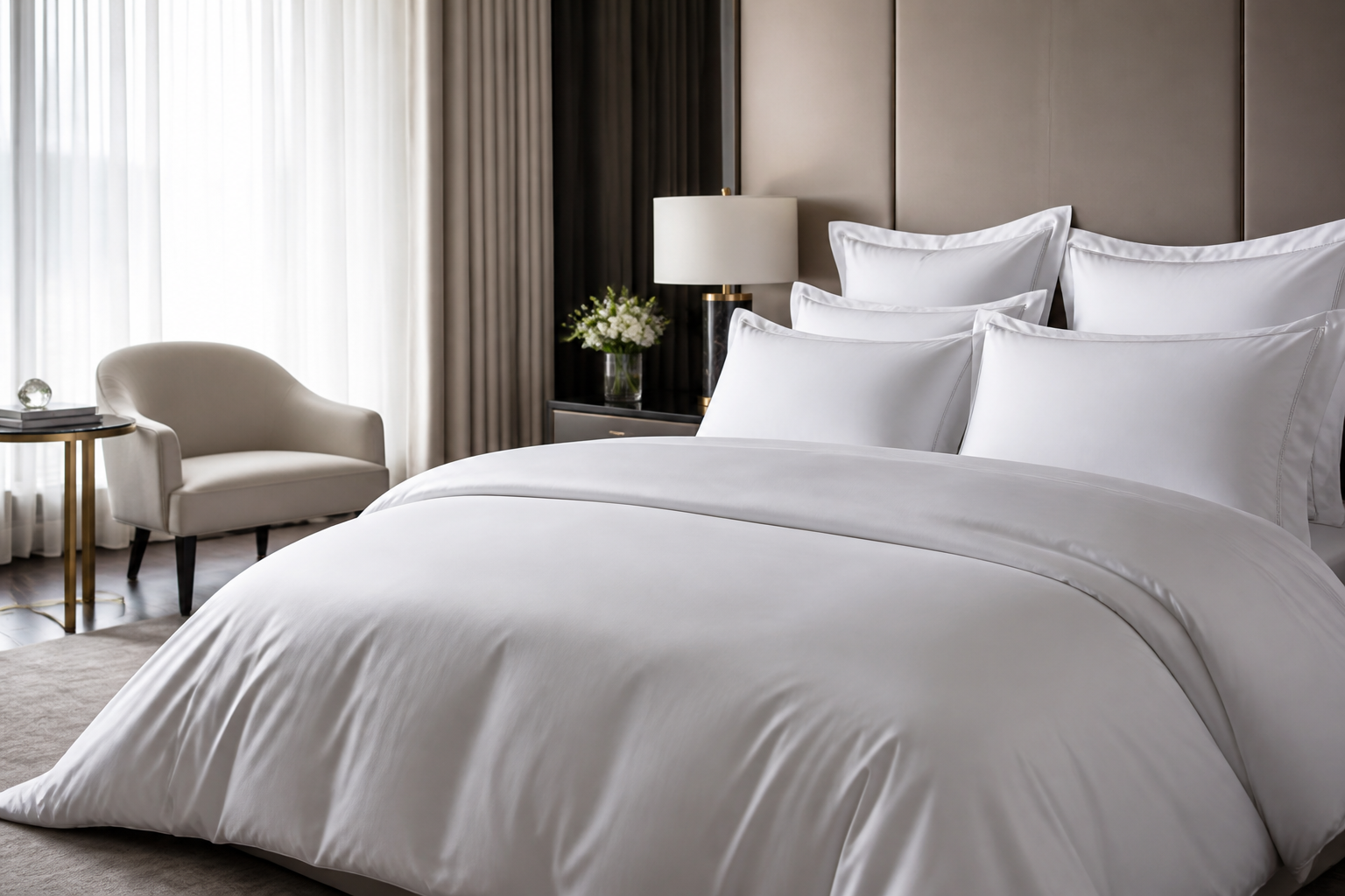 Luxury bedding and duvet covers